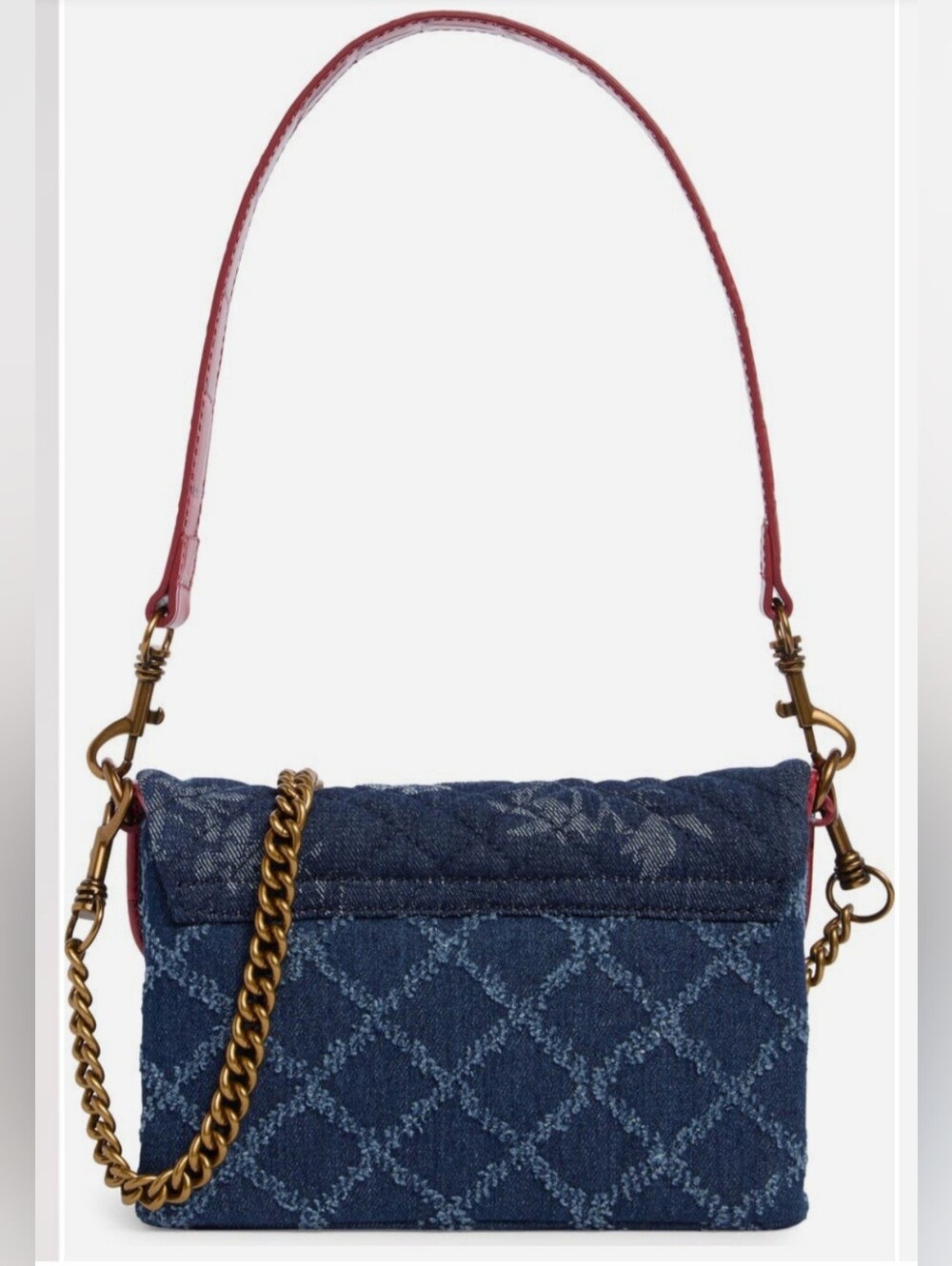 Kurt Geiger Denim Quilted Crossbody - Picture 4 of 12